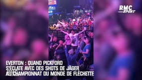 Un 180 au championnat du monde fléchette ? C'est un shot de Jäger pour Pickford...