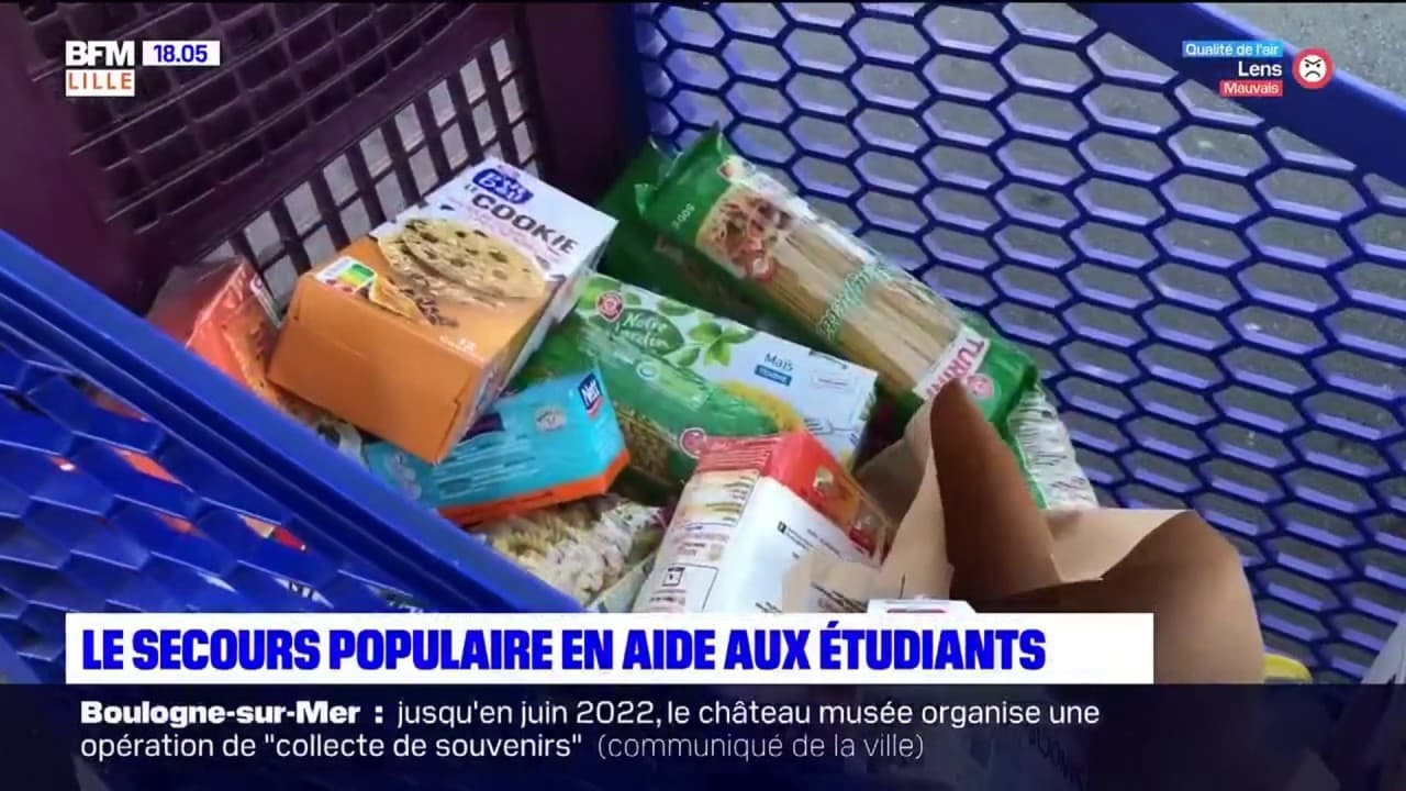 Lille: le secours populaire en aide aux étudiants