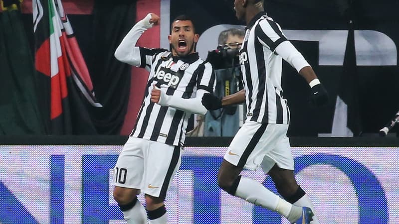 Carlos Tevez et Paul Pogba