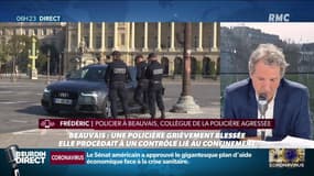 "Je suis allé près d’elle pour la porter et pour ne pas qu’elle tombe": le témoignage de Frédéric, qui a porté secours à sa collègue policière grièvement blessée lors d’un contrôle de confinement