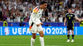 Jamal Musiala lors d'Allemagne-Écosse, le 14 juin 2024 à l'Euro