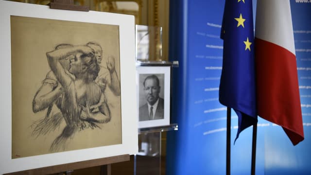 Le dessin "Trois danseuses en buste" (ou "Trois danseuses à mi-corps") va être vendu aux enchères le 10 juillet 2016.