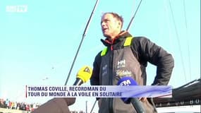 Thomas Coville, le retour du héros à la Trinité-sur-Mer
