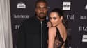 Kanye West et Kim Kardashian le 9 septembre 2016