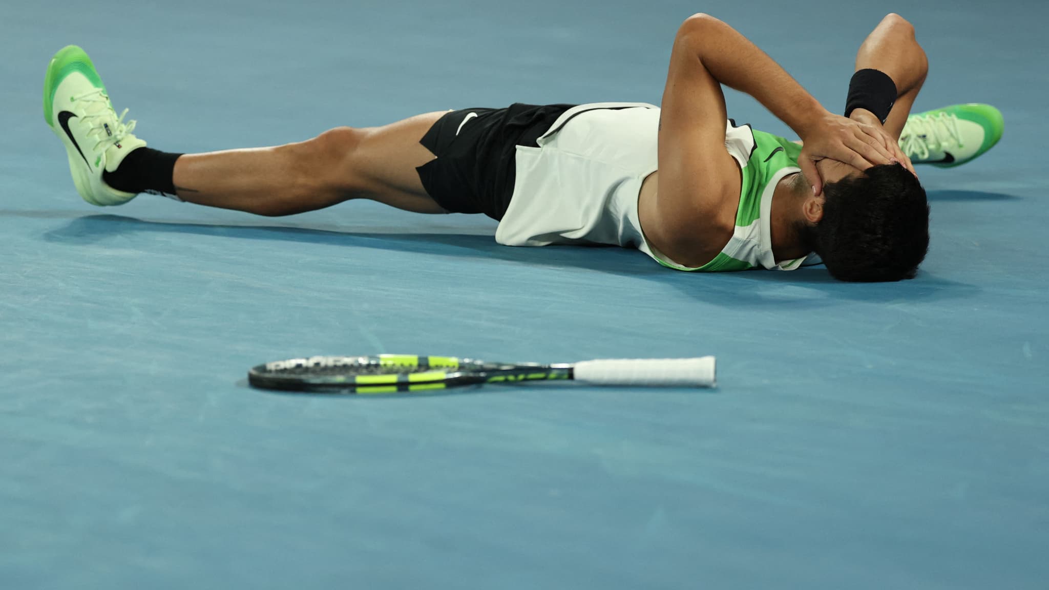 Carlos Alcaraz, le 1er février 2026. 