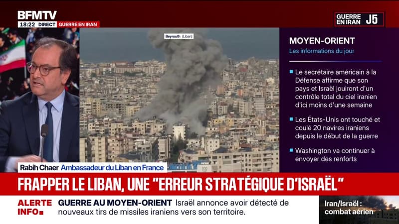 "On veut désarmer le Hezbollah", assure Rabih Chaer, ambassadeur du Liban en France