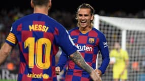 Antoine Griezmann et Lionel Messi