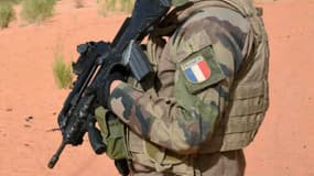 Un militaire français en exercice. 