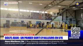 Basket: retour sur l'incroyable panier marqué ce week-end par un jeune joueur lors du match en U15 entre Golfe-Juan et Villeneuve-Loubet