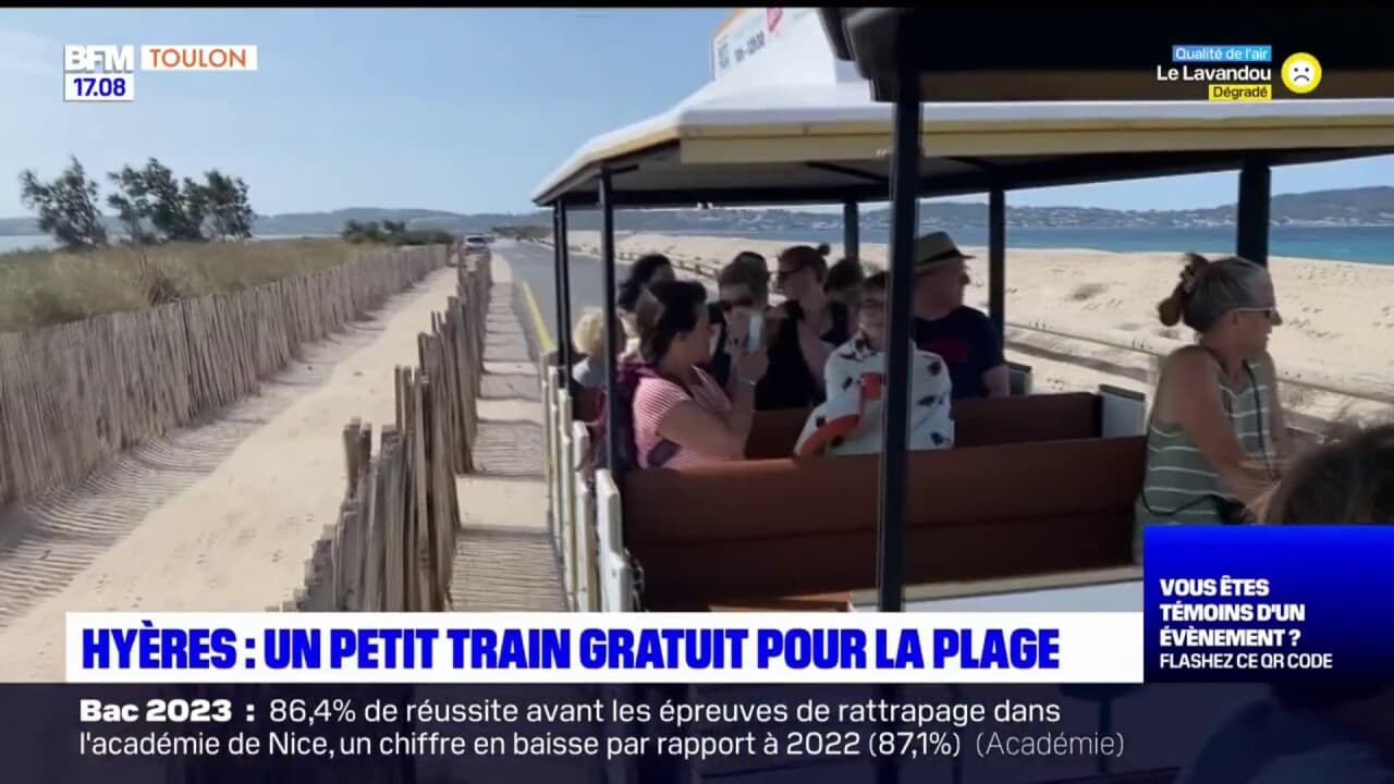 Hyères: le retour du petit train gratuit pour amener les vacanciers ...