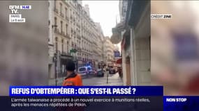 À Paris, un véhicule de police effectue un "contact tactique" pour interpeller un chauffard