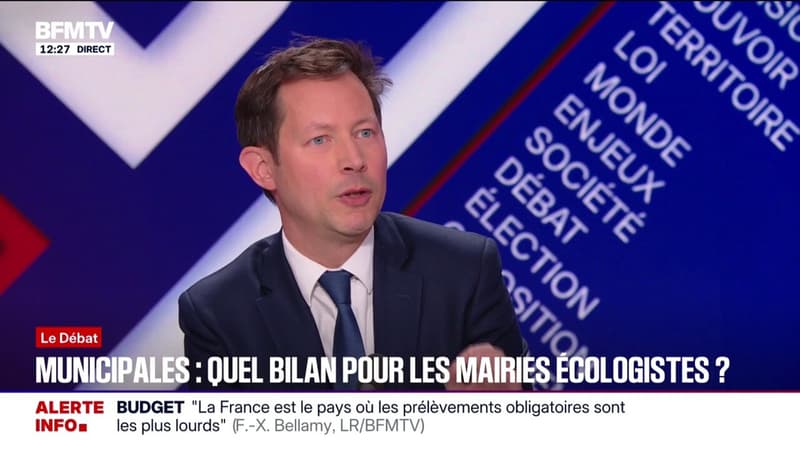 François-Xavier Bellamy (LR) estime que "le déni d'insécurité" caractérise "les mairies écologistes et les mairies de gauche"