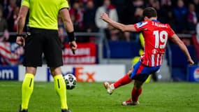 Le tir au but annulé de Julian Alvarez lors d'Atlético-Real (1-0, 2 t.a.b. 4, Ligue des champions), le 12 mars 2025