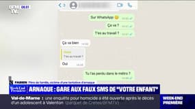 Arnaque: attention aux faux SMS se faisant passer pour "votre enfant"