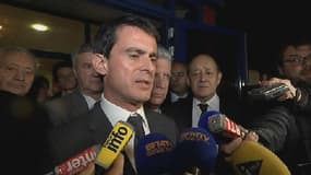 Manuel Valls s'est rendu ce vendredi à l'abattoir du Josselin, dans le Morbihan.