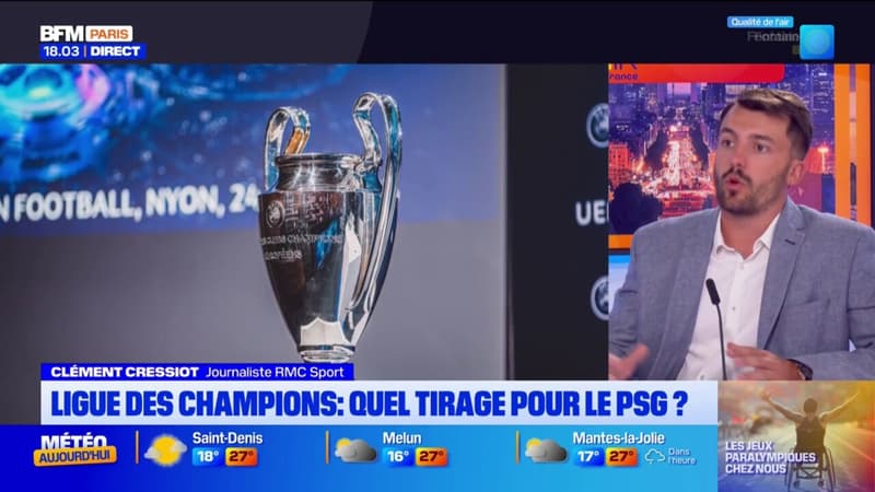 Ligue des champions: quel tirage au sort pour le PSG? (1/1)