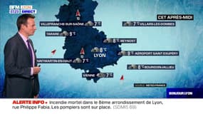 Météo Rhône: des pluies régulières et parfois intenses cet après-midi, 8°C à Lyon