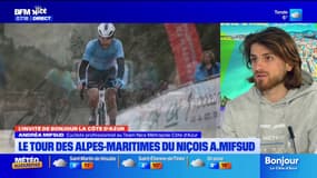Tour des Alpes-Maritimes: le cycliste Andrea Mifsud revient sur ses deux jours de course