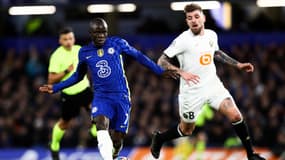 N'Golo Kanté avec Chelsea face au Losc, à Londres le 22 février 2022