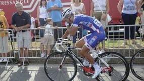 Bouhanni après sa chute à Marseille.