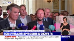 Boris Vallaud élu président du groupe PS à l'Assemblée nationale