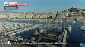 14-Juillet à Marseille: La Marseillaise chantée par une cantatrice pour clôturer la cérémonie