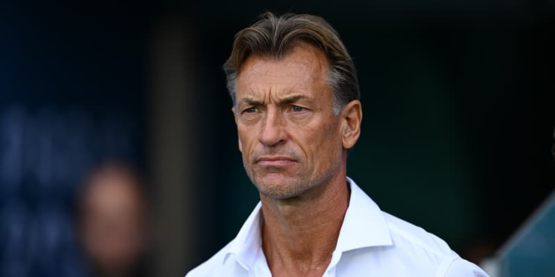 Hervé Renard lors de France-Brésil, le 03/08/2024, aux JO de Paris