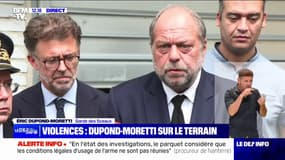 Mort de Nahel: Éric Dupond-Moretti affirme que "la justice ne se rend pas en allumant des incendies dans la rue"