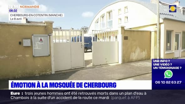 Cherbourg: choc et émotion à la mosquée après un nouvel acte islamophobe