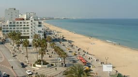 La plage de Sousse, située à 140 km de Tunis