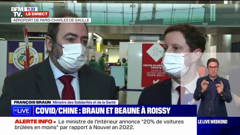 Mesures sanitaires dans les aéroports: « Ce système est là dans une logique de protéger les français » rappelle François Braun