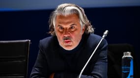 Vincent Labrune, le président de la LFP lors d'une Assemblée générale de la FFF en décembre 2024