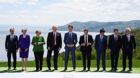 Photo du lancement du G7 à La Malbaie, au Québec, le 8 juin 2018