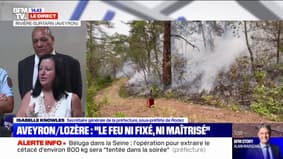 Incendie en Lozère et dans l'Aveyron : la sous-préfète de Rodez affirme que "plus de 2000 personnes ont été évacuées"