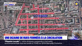 Immeubles effondrés à Marseille: une dizaine de rues fermées à la circulation
