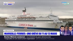 Marseille: une grève sur les ferries de la Corsica Linea et La Méridionale du 11 au 13 mars