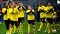 Les joueurs du Borussia Dortmund ont tous enfilé un t-shirt à l'effigie de leur défenseur Marc Bartra lors de l'échauffement avant le quart de finale de Ligue des champions contre Monaco.