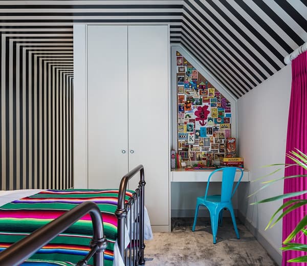 Une chambre d'invité décorée par Kate Moss