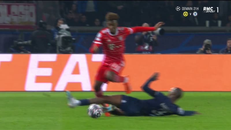 PSG-Bayern: la grosse faute de Kimpembe sur son pote Coman, touché à la cheville