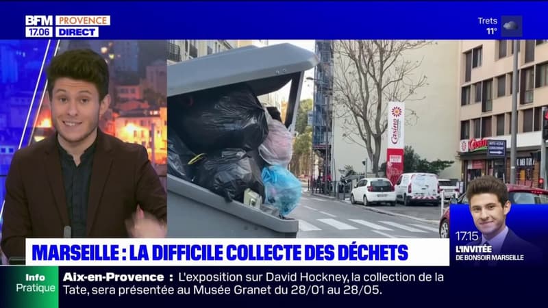 Marseille: la collecte des déchets en difficulté