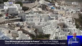 Confinée, l'île de Santorin en Grèce est totalement déserte