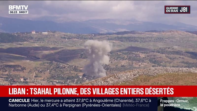 Au Liban, malgré le cessez-le-feu, Israël continue de bombarder des villages