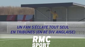 Un fan s'éclate tout seul en tribunes (en 8e div anglaise)