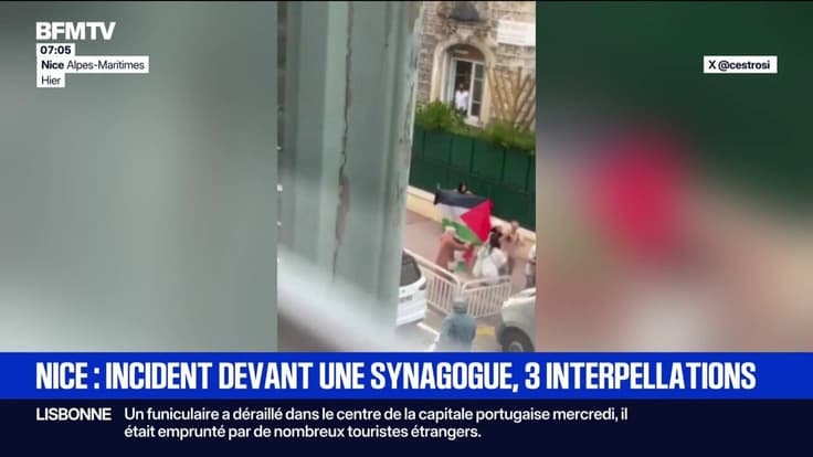 Nice: trois militants pro-palestiniens en garde à vue pour avoir tenté de s'introduire de force dans une synagogue à Nice