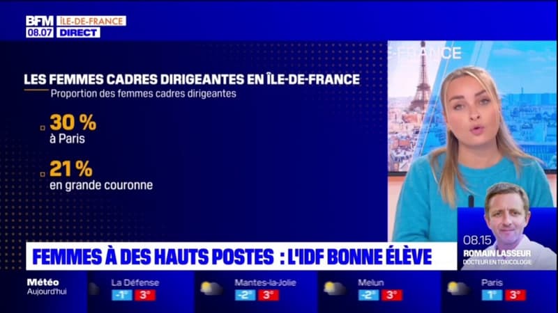 Femmes à des hauts-postes: l'Ile-de-France bonne élève