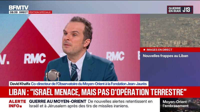 Guerre au Moyen-Orient: "Il y'a un risque d'enlisement pour les israéliens" déclare David Khalfa, co-directeur de l'Observatoire du Moyen-Orient à la Fondation Jean-Jaurès