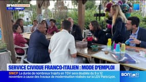 Nice: l'amitié franco-italienne s'illustre à travers le service civique
