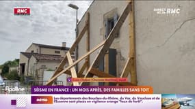 Séisme en France : un mois après, des familles sans toit 