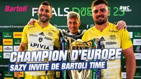 Rugby - La Rochelle champion d'Europe : "On a un groupe excessif" sourit Sazy