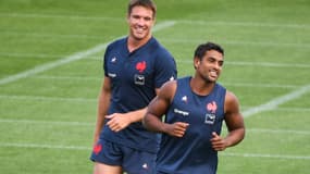 Bernard Le Roux (au second plan) et Wesley Fofana (au premier plan)